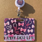 Custom UV Printed Acrylic Badge Buddy + Matching Badge Reel Set