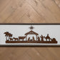 3D Nativity Sign, Farmhouse Wood Christmas Sign, laser art