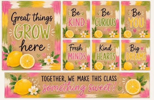 Custom Classroom Sign Collection Personalized Teacher Signs Classroom Decor Framed or Unframed