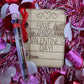 DIY Valentine's Day Wood Card set Kid's Kit Arts and Craft