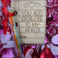DIY Valentine's Day Wood Card set Kid's Kit Arts and Craft