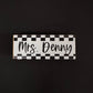 Checker print custom teacher name bundle