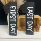First Day / Last day Grade Level Cut Out Signs