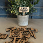 Funny Plant wood signs Garden Stakes - humor Garden or Indoor Plant wood Signs, Vegetables Labels, Planter Markers