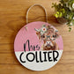 Watercolor Floral Highland Cow Classroom Bundle