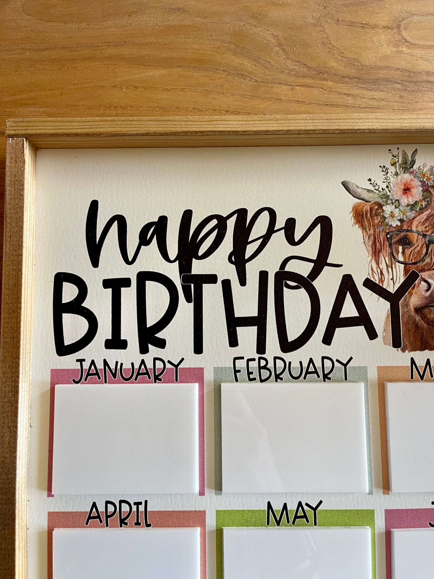 Watercolor Floral Highland Cow Classroom Bundle
