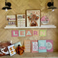 Watercolor Floral Highland Cow Classroom Bundle