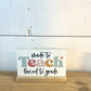 boho classroom sayings small wooden desk sign cards wood stand attendance shine bright make today count