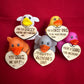 DIY Valentine's Day Rubber Duck set of 5
