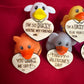 DIY Valentine's Day Rubber Duck set of 5
