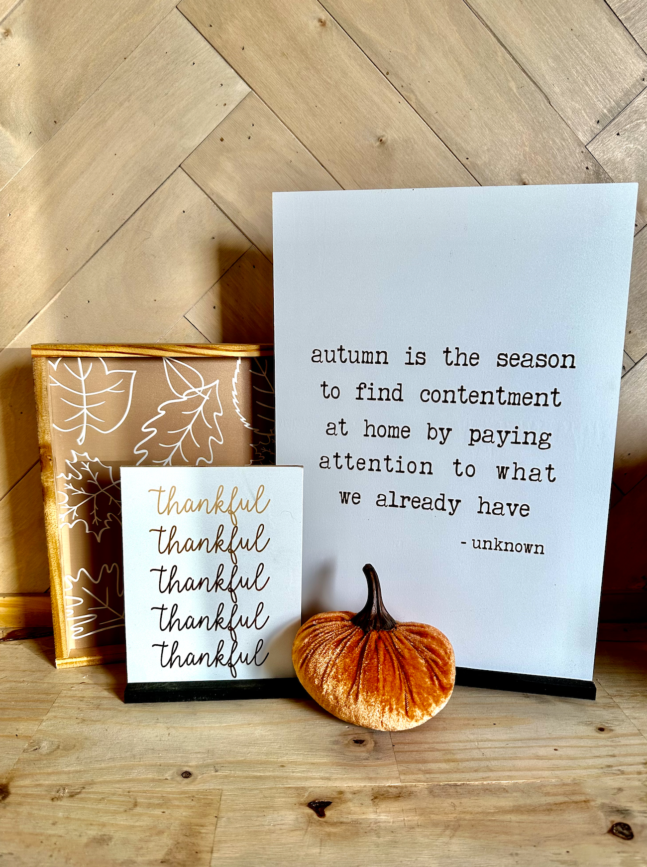 Muted Fall 2023 Bundle Collection Turkey pumpkin gobble burnt orange mustard yellow leaves wood sign
