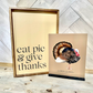 Muted Fall 2023 Bundle Collection Turkey pumpkin gobble burnt orange mustard yellow leaves wood sign