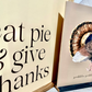 Muted Fall 2023 Bundle Collection Turkey pumpkin gobble burnt orange mustard yellow leaves wood sign