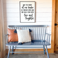 May our home be filled with love and laughter wood sign