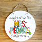 Custom Personalized Teacher Icons wood custom name sign