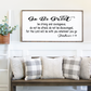 Go be great Joshua 1:9 new wood family sign
