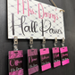 Pretty in pink Acrylic Classroom Hall Passes