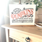Fresh pumpkins hand picked fall 2023 new wood sign