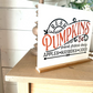 Fresh pumpkins hand picked fall 2023 new wood sign