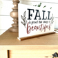 Fall is proof that change is beautiful new fall 2023 wood sign
