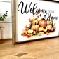 Welcome to our home fall 2023 new wood sign