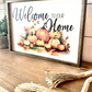 Welcome to our home fall 2023 new wood sign