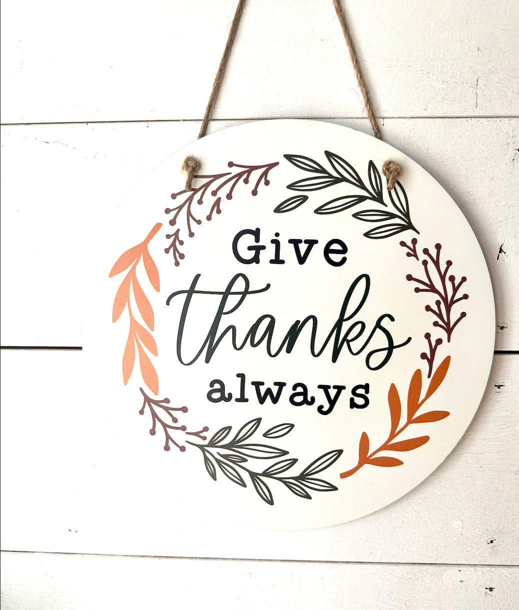 Fall farmhouse new  Circle Door Hanger