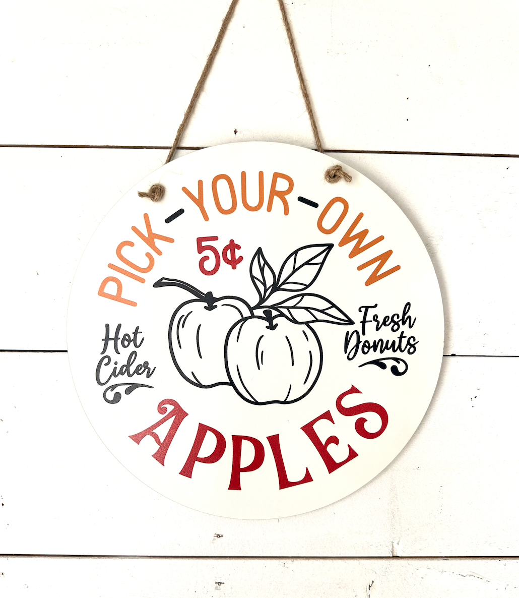 Fall farmhouse new  Circle Door Hanger