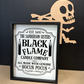 Door corner picture frame corner DIY  halloween 2023 wood sign