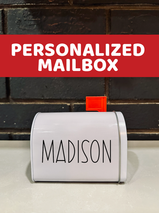 Personalized Custom Metal Valentines day Kid note mailbox for Class Party