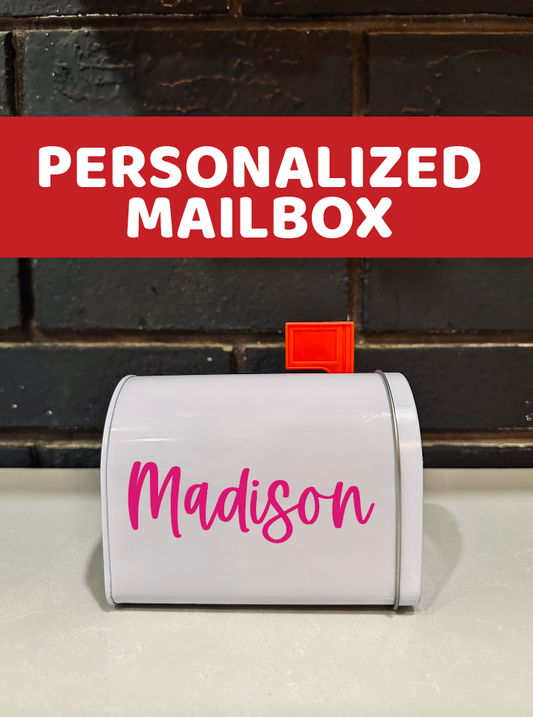 Personalized Custom Metal Valentines day Kid note mailbox for Class Party