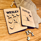 Personalized DIY Valentine's Day Tic Tac Toe Game Kid's Kit Arts and Craft wood sign