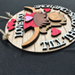DIY 3d Highland Cow Door Hanger Wood Art Kit - Love You Till the Cows Come Home wood sign