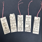 Set of 5 Valentine's Day bookmarks Kid's Kit Arts and Craft