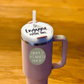 Engaged Future Mrs. Custom Stanley Quencher v2 Tumbler Lid Name Tag 20/30oz or 40 oz insulated Tumbler Name Topper Tumbler Accessory Acrylic mug circle