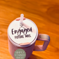 Engaged Future Mrs. Custom Stanley Quencher v2 Tumbler Lid Name Tag 20/30oz or 40 oz insulated Tumbler Name Topper Tumbler Accessory Acrylic mug circle