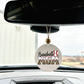 Baseball Mom Car Charm cute accessory leopard print