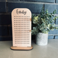 Personalized Wood Earring Holder