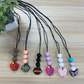 Personalized Custom Teacher Nurse Keychain Lanyard silicone Bead Tassel