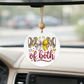 Mom of Both Baseball Softball Car Charm Acrylic Rear View Mirror  double sided print