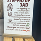 Father’s Day Wooden Shelf Sitter Card | Personalized Keepsake Gift for Dad