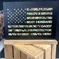Father’s Day Wooden Shelf Sitter Card | Personalized Keepsake Gift for Dad