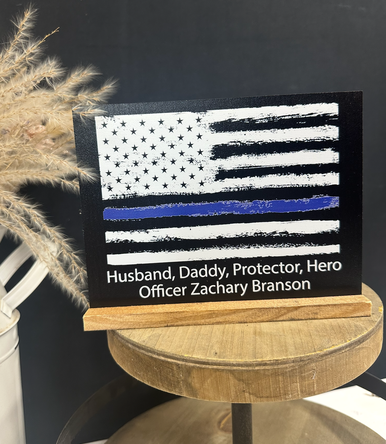 Father’s Day Wooden Shelf Sitter Card | Personalized Keepsake Gift for Dad
