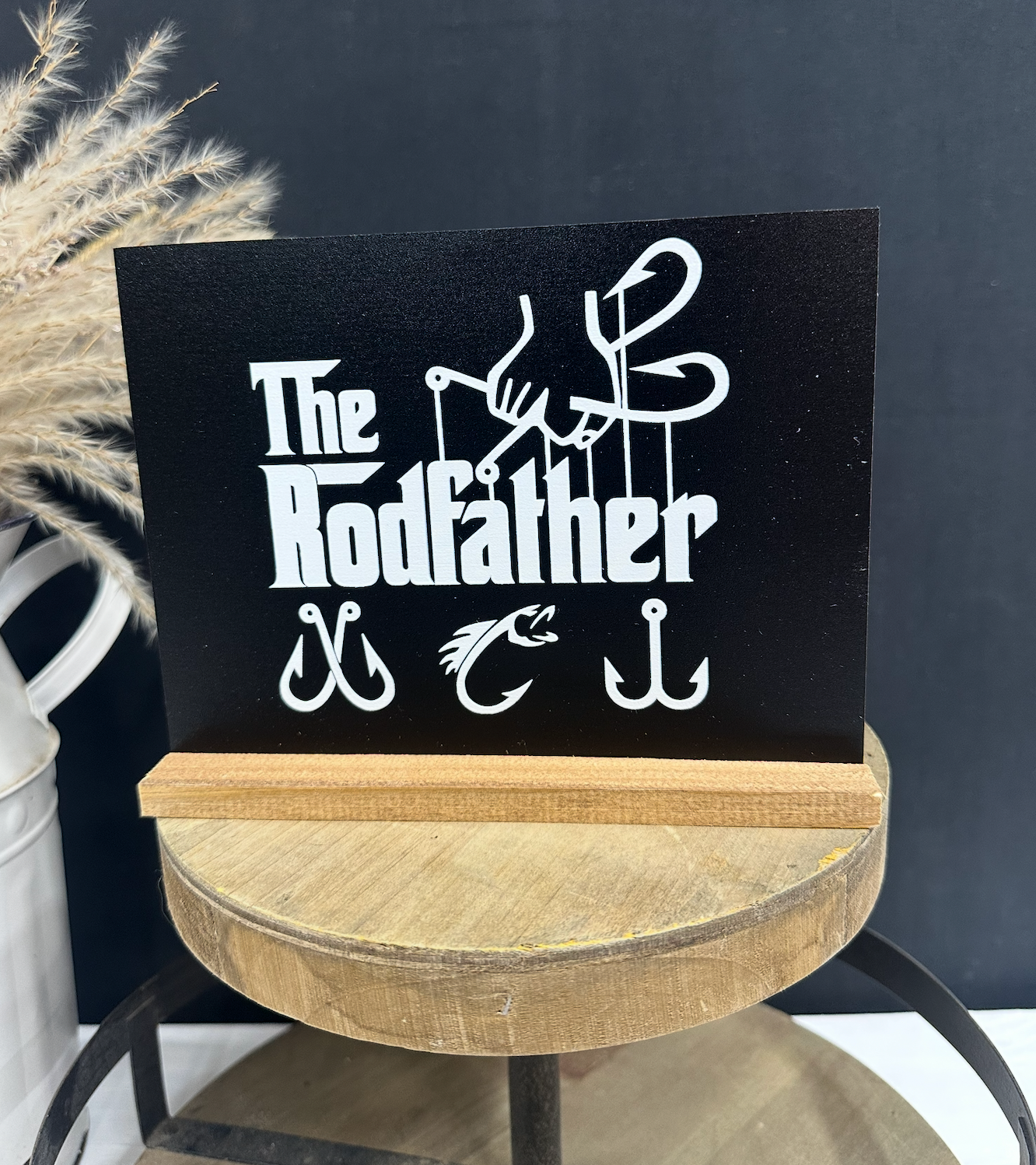 Father’s Day Wooden Shelf Sitter Card | Personalized Keepsake Gift for Dad