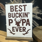 Father’s Day Wooden Shelf Sitter Card | Personalized Keepsake Gift for Dad