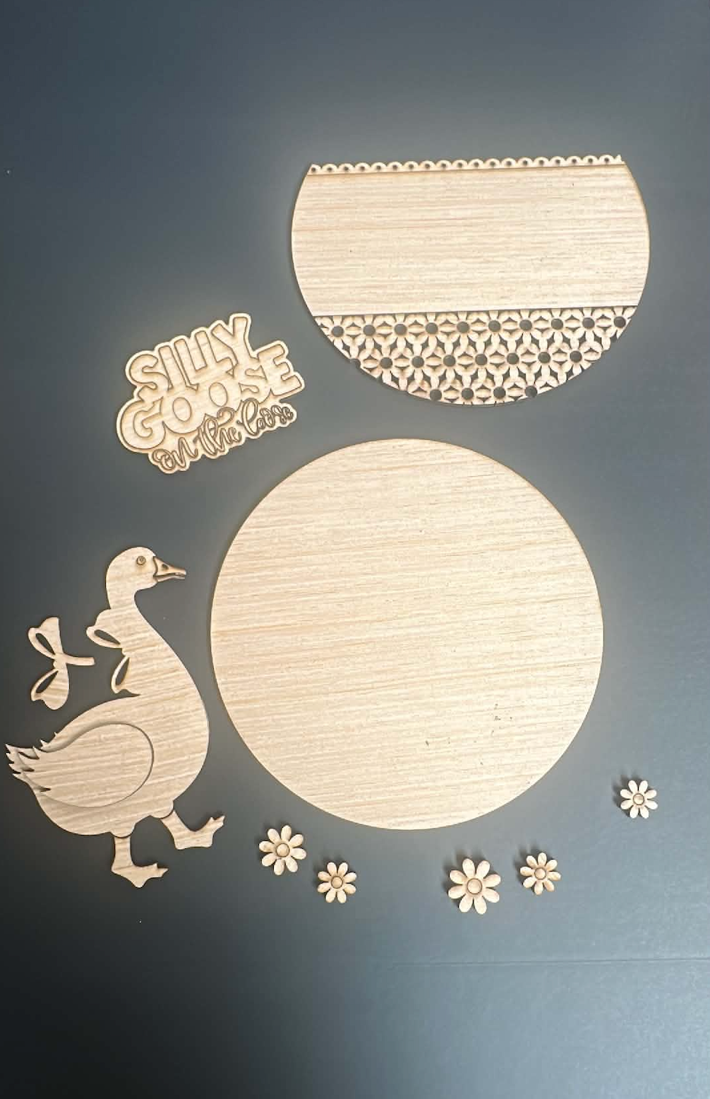 8” 3D Porch Goose DIY Paint Kit | Wooden Paint Kit for Kids & Adults | Summer Craft Kit