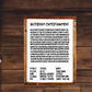 BATHROOM ENTERTAINMENT WORD SEARCH
