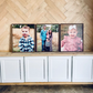 Your Family Photos; Framed Wood Photo Signs