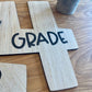 Grade Level Cut Out Signs