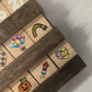 Farmhouse-Style Perpetual Family Calendar – Custom Name, Baltic Birch, UV-Printed 3D Icons